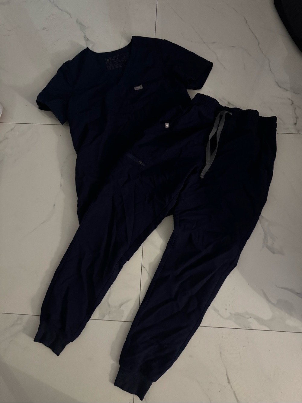 Navy Blue Figs Set XS